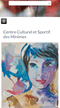 Mobile Screenshot of centrecultureldesminimes.fr